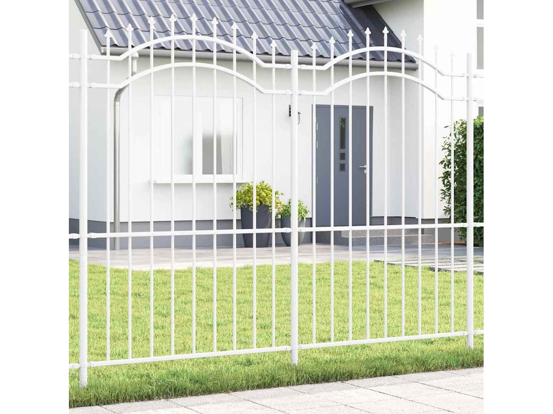 Vidaxl Cerca Para Jardim Woerden 240 X 215 Cm Branco