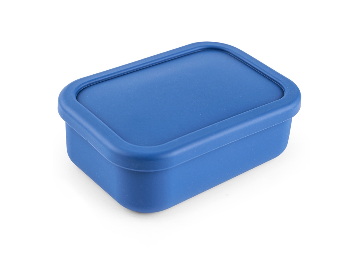 Lancheira Bento De Silicone Portátil, Reutilizável, Própria Para Micro Ondas, Com 3 Compartimentos Para Adultos E Crianças Aquaforge