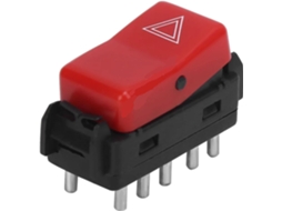 Botão De Pisca Alerta Vermelho 1248200110 Compatível Com Mercedes W201 W124 W202 300ce 1982-1993 Acessórios Automotivos