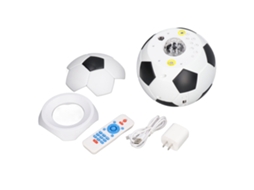 Rebe-lâmpada De Projeção Estrela Design Futebol Com Alto-falante Bluetooth Luz Ambiente Celestial Para Festa Usb
