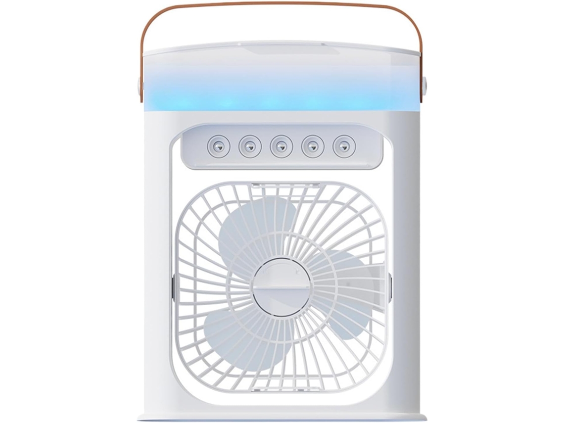 Ventilador De Mesa Pequeno, Potente, Sem Fio E Recarregável Com Visor