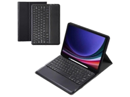 Capa De Teclado Bluetooth Removível A810b Compatível Com Samsung Galaxy Tab S9 X810 / X816 / X818, Capa À Prova De Choque Com Caneta Vledary
