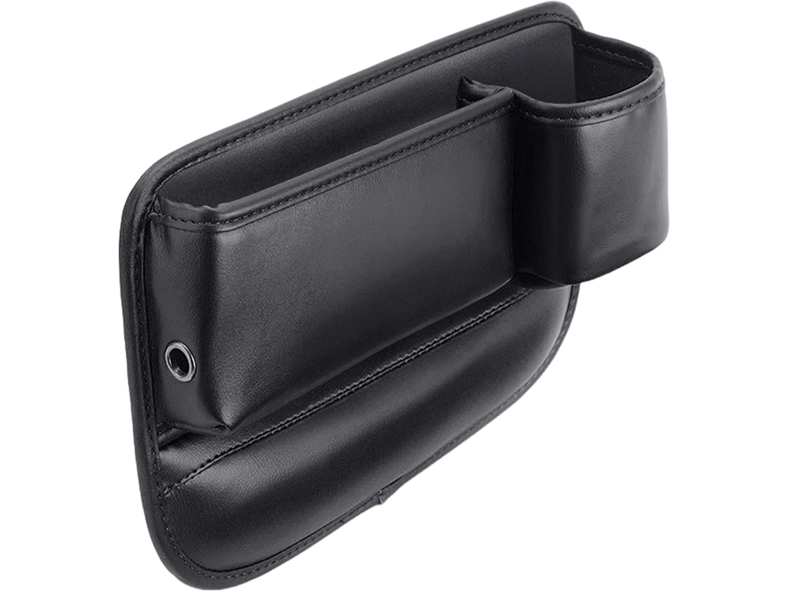 Apoio de Braço para Carro Almofada de Couro para Porta malas com Bolsos para Guardar Acessórios SFUSHOS