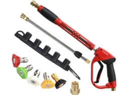 Pistola De Limpeza De Alta Pressão Com Extensão,5 Bicos,conexão M22,102 Cm,5000 Psi Btforus