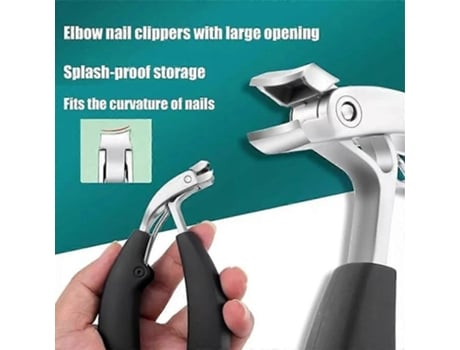 Sherum Clipmaster Pro, Cortador De Unhas Ergonômico E Angular Compatível Com Idosos Wellngs Slowmoose