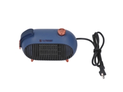 Calentador Espacial Pequeño 900w Ptc Cerámica 3 Niveles Silencioso Para Oficina Azul