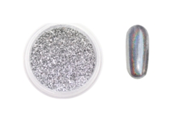 Polvo De Espejo Brillante Para Uñas Diy Decoración De Uñas Polvo Glitter Plata 001