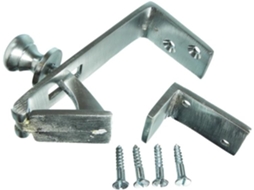 Conjunto De 2 Fechos De Alavanca Sourcingmap Com Fechadura E Parafusos, Acabamento Cromado Acetinado