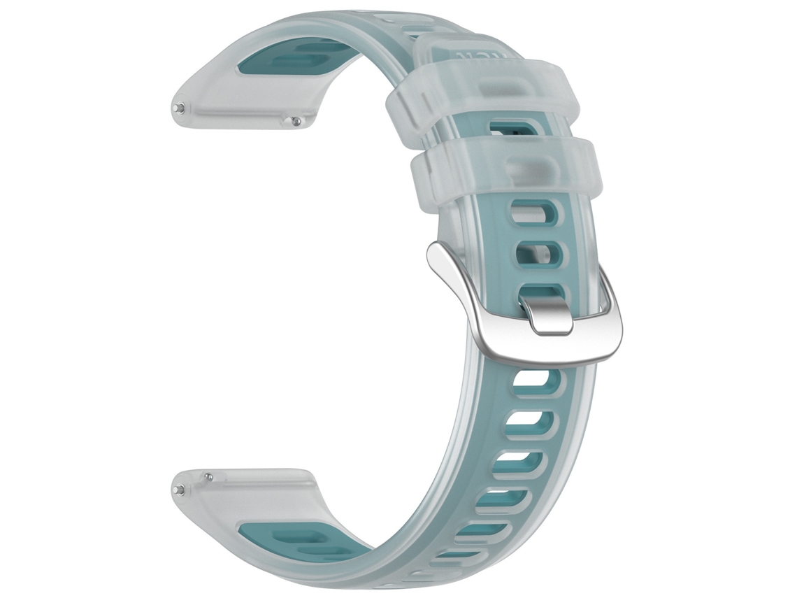 Bracelete Para Garmin Vivomove Luxe (20mm) Azul Transparente Cuich