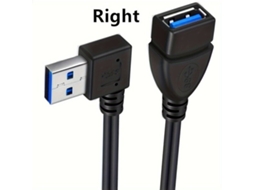 Cabo De Extensão Usb 3.0 Com Adaptador De 90 Graus. Tadvyyvayotoy