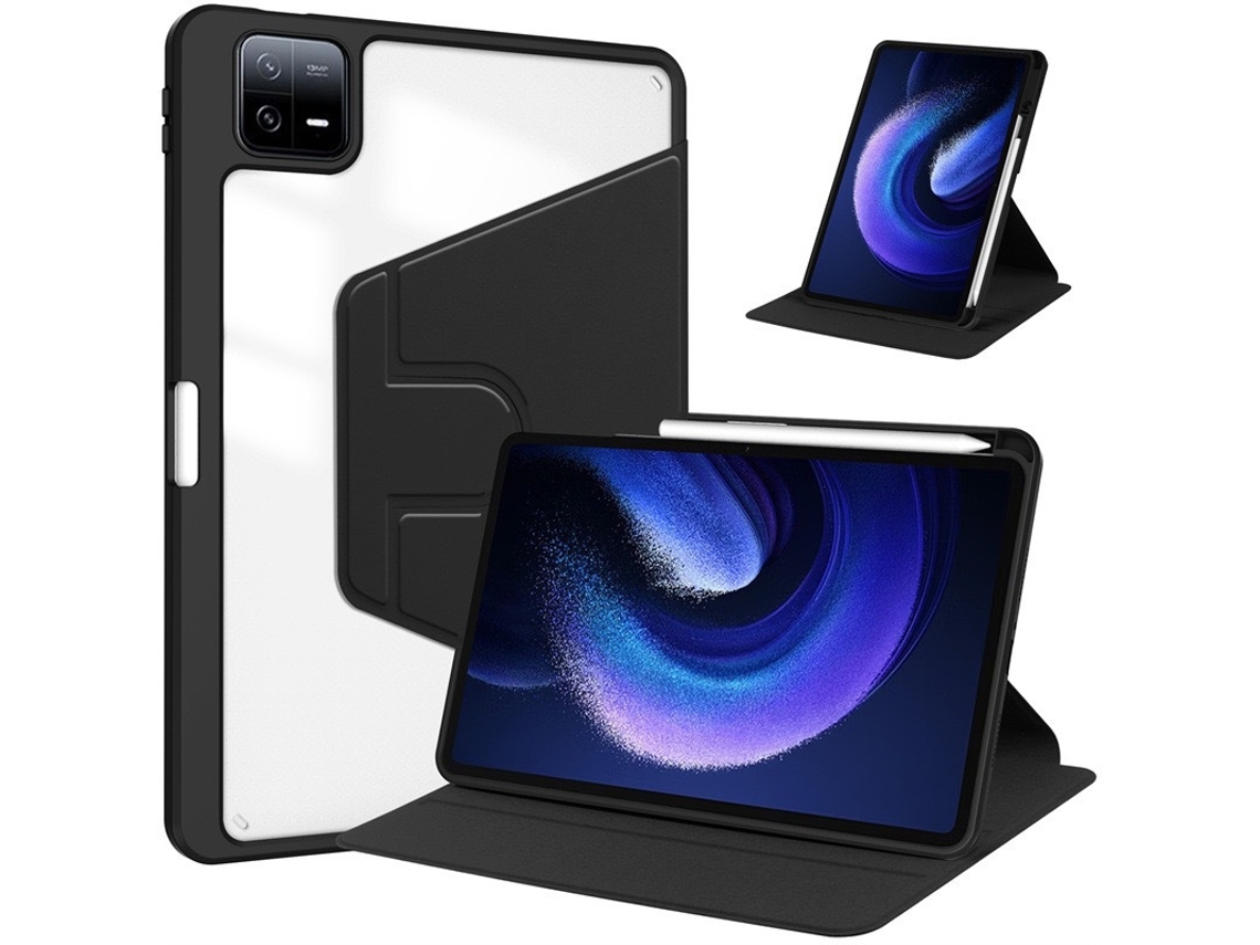 Capa Para Xiaomi Redmi Pad Pro De 12,1 Polegadas Com Proteção Total, Preta. Czhhmart