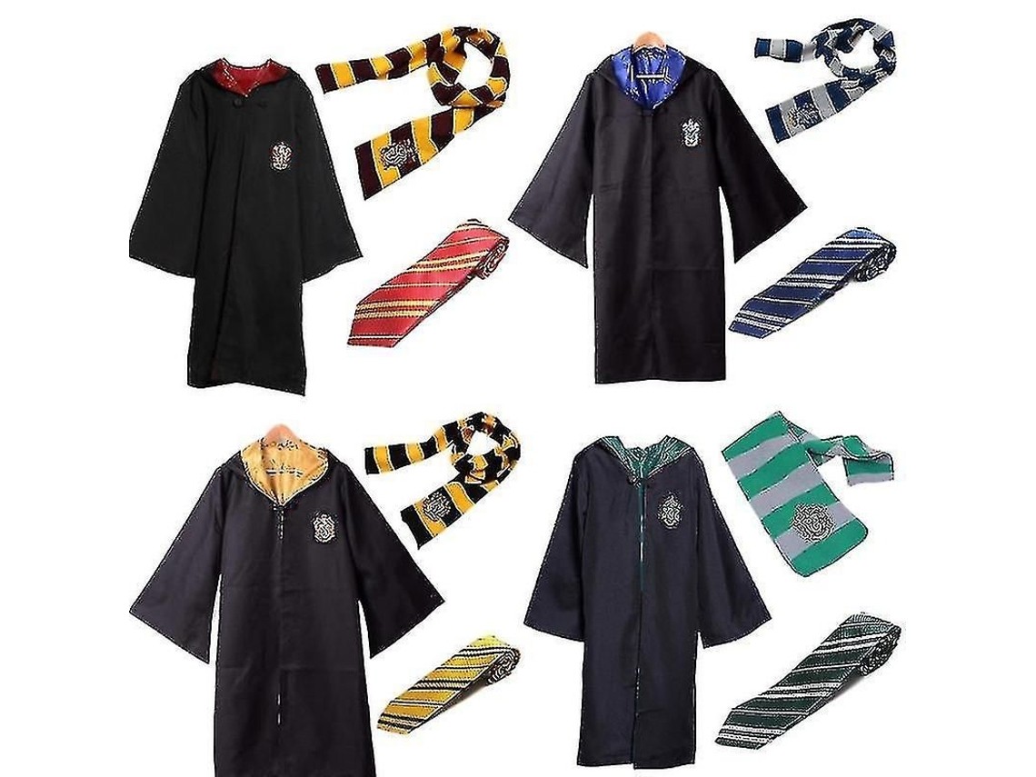 Traje Harry Potter com Capa, Gravata e Cachecol | S/MARCA