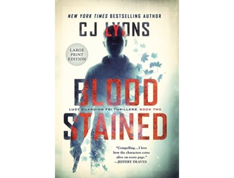 Livro Blood Stained Large Print Edition 2 Lucy Guardino FBI Thrillers de Cj Lyons (Inglês - Capa Dura)