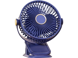 Ventilador De Painel Com Duas Cabeças, Ventilador Portátil Recarregável Via Usb, Clipe Para Dormitório Com Luz Noturna