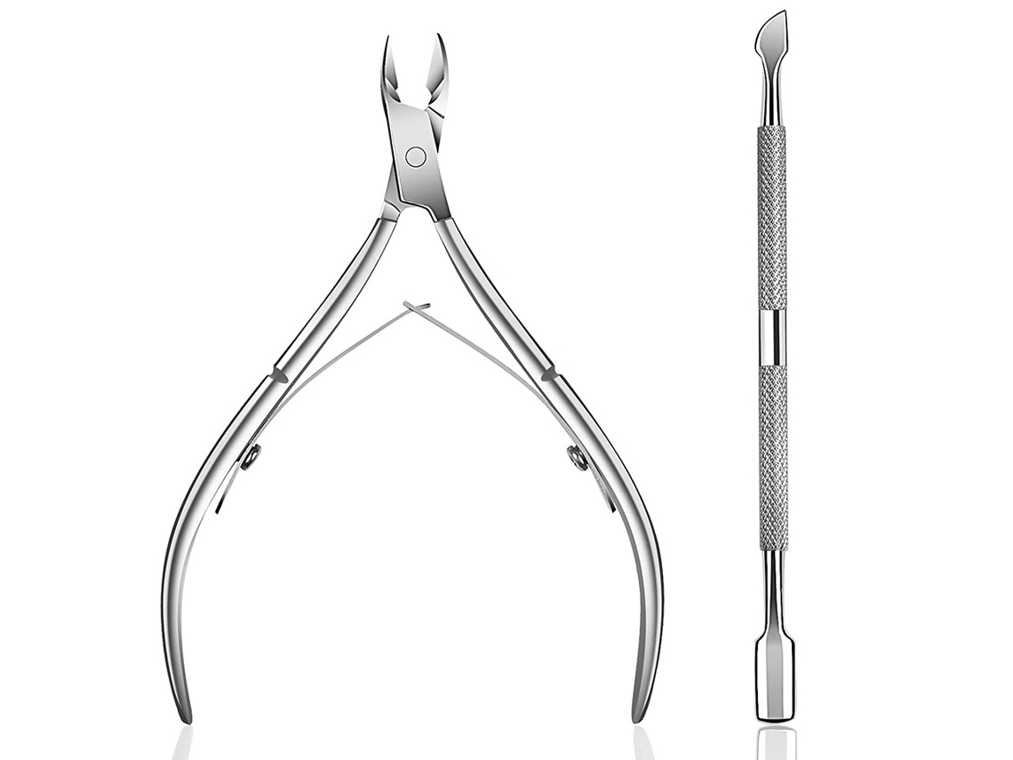 Conjunto de Ferramentas para Manicure em Prata AURUM