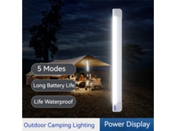 Lanterna Led Super Brilhante para Acampamento Outdoor com 5 Modos, Magnética e Carregamento Usb | S/MARCA