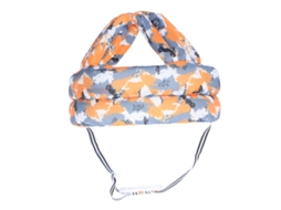 Mali capacete para Bebê Absorção de Choques Macio Respirável Ajustável Proteção Cabeça Crawling Walking