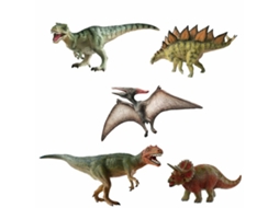 Conjunto De Dinossauros Eduplay 5 Figuras Brinquedos Educativos
