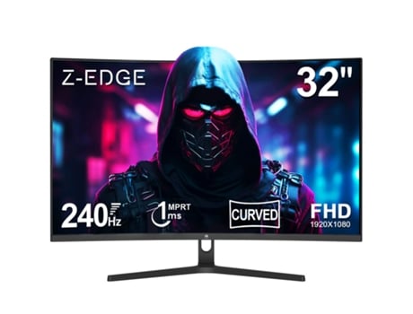 Monitor Curvo Gaming Z-edge ?ug32p (32 Polegadas - 240hz - 1ms - Tela Curva 16:9 1500r - 280cd/m² - Freesync - Displayport 1.4 - Hdmi 2.0)