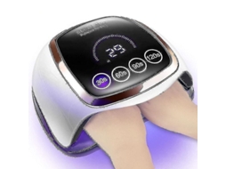 Lâmpada de Unhas Uv Led 168w V3 com 42 Lâmpadas e Tela Lcd, Função de Memória