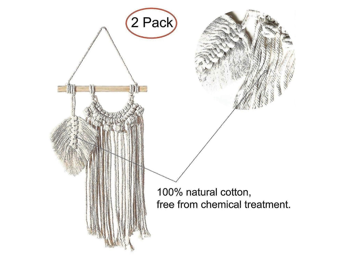 Decoração De Parede Macramé Com Borlas
