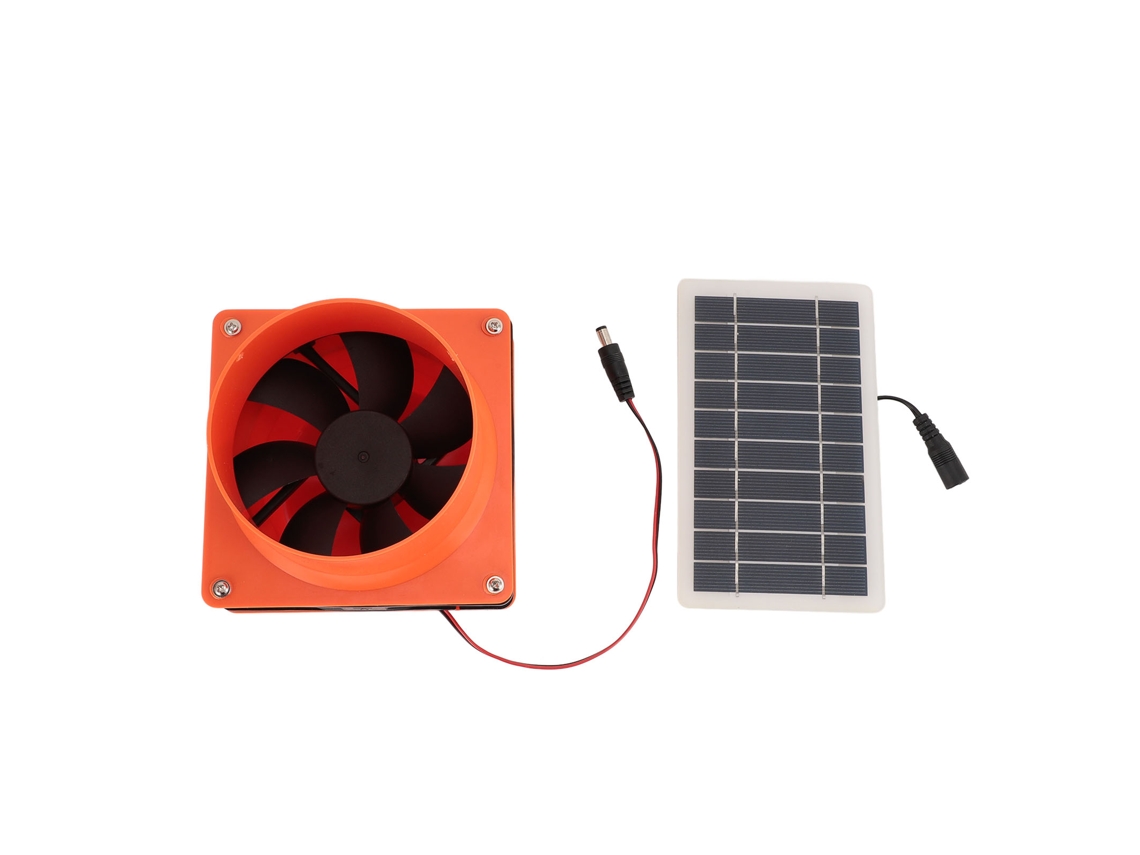 Ventilador Solar 10w 5v para Galinheiro Coop Pet House