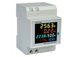 Medidor De Eletricidade Digital Multifuncional D52-2066 100a Ac250-450v Para Trilho