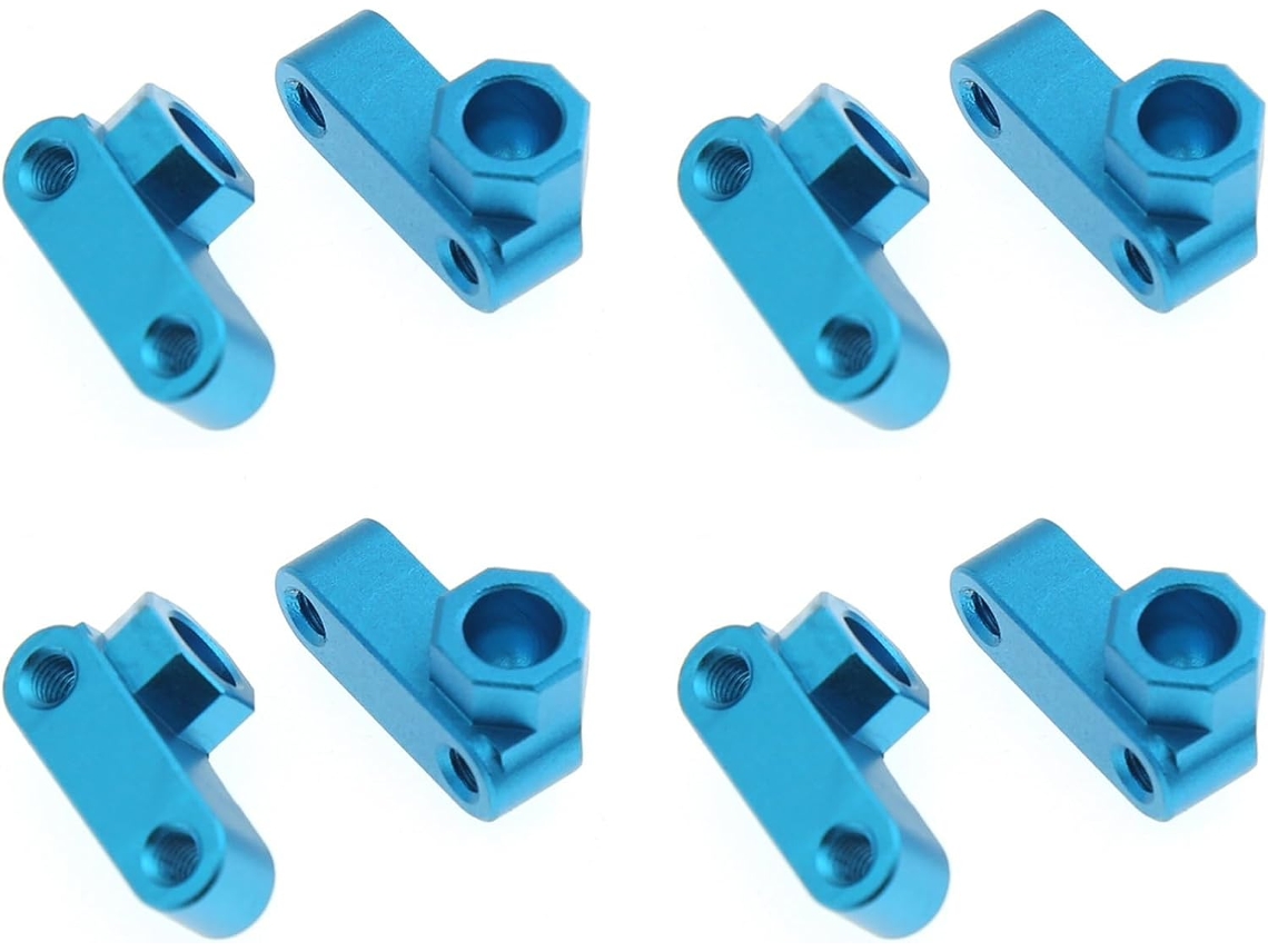 Conjunto de 8 Suportes SFUSHOS de Metal para Braços de Suspensão de Carros Rc 1/10