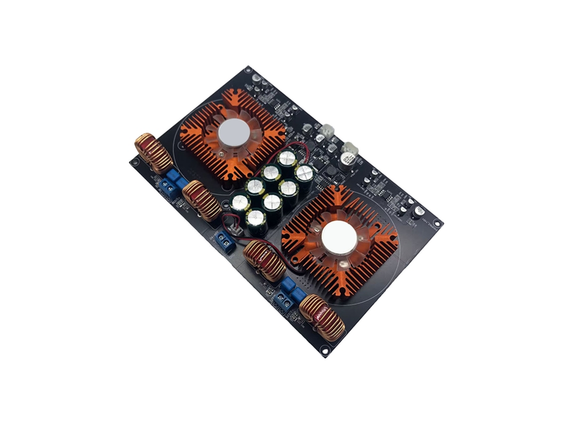 Laxiscreed Amplificador Digital Class D 2.0 Conrad Dual-chip Arrefecido A Ar