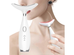 Terapia de Luz Vermelha para Rosto, Massageador Facial Led 7 Cores Ferramenta Cuidados com a Pele Aperto R Osto e Pescoço GOKOCO
