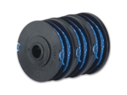 Conjunto De 3 Bobinas Para Aparador De Relva, Fio De Nylon 1,65mm, Peça De Reposição Para Corte E Manutenção De Relvado
