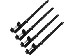 Conjunto De 4 Grampos Ferro Ajustáveis Painel Perfurado Mesa, Suporta Espessuras De 1a 5, 5cm, Ideais