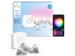 Conjunto Lâmpada e Interruptor PHILIPS Hue Essential GU10 (50W - 345 lm – 4.7 W)
