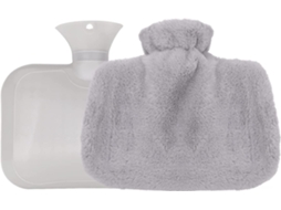 Garrafa De Água Quente Com Bolso De Mão Com Capa De Lã Macia, Bolsa De Água Quente De 1,5 L Para Aquecer As Mãos, Terapia Quente / Fria Nostalgia88