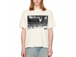 Rockinstone Rocky Movie Yippee Solid Natural Adult T-shirt Size:xl