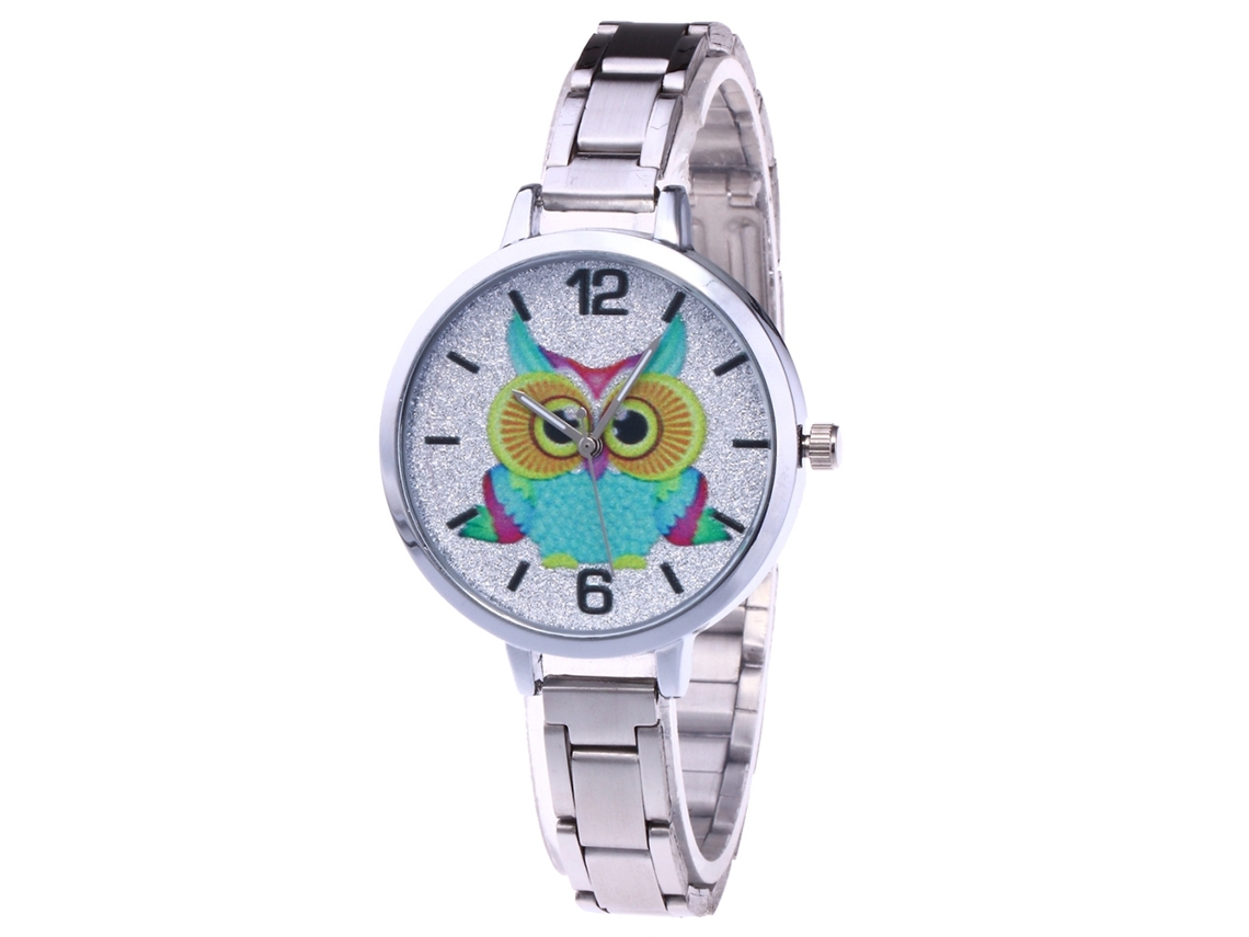 Reloj De Cuarzo Unisex Con Correa De Acero Casual Zhoulianfa Plata