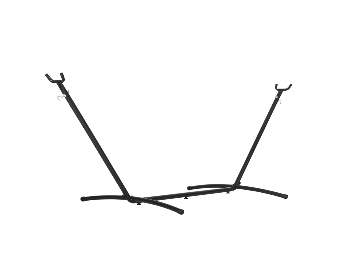 Suporte Estrutura para Rede Max 120kg Ajustável 280x120x110cm Preto