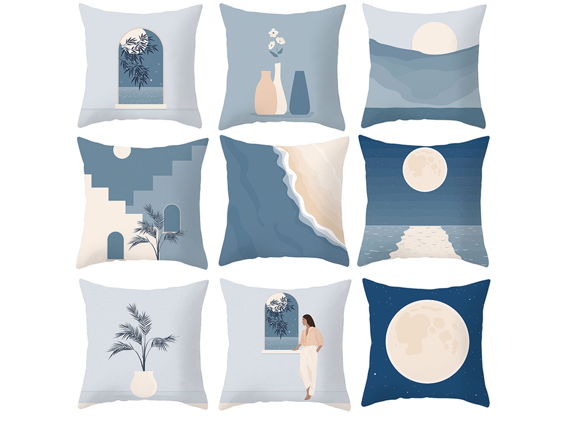 Conjunto De 9 Capas De Almofada 45x45cm Capas De Almofada Decorativas Para Pat