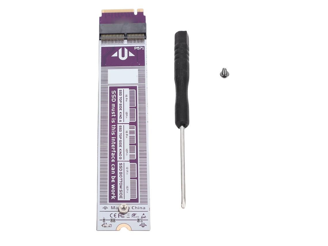 Adaptador De Upgrade (m.2 Nvme Ssd Para Adaptação De 12 Pinos E 16 Pinos)