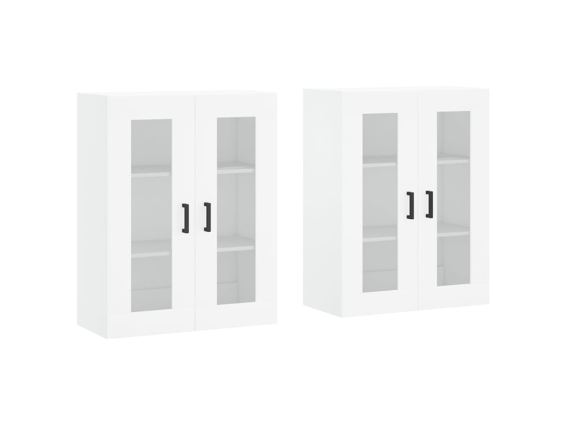 Wall Mounted Cabinet, Wall Mounted Cabinets Vidaxl Branco Madeira Processada (n/a)