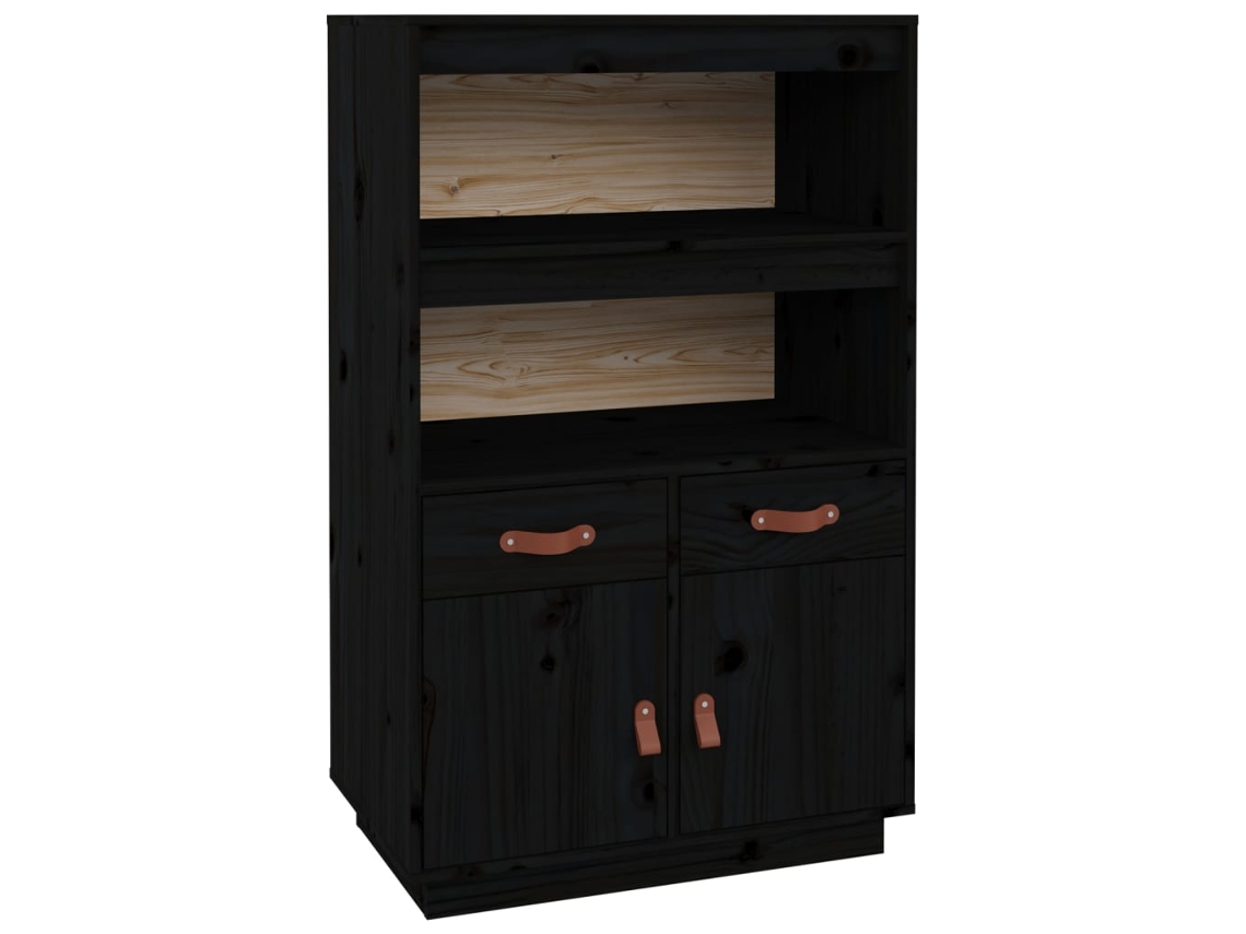 Highboard, Highboards Vidaxl Preto Madeira De Pinho (n/a)