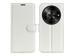 Capa De Celular De Couro Com Flip Horizontal E Textura De Lichia Com Suporte