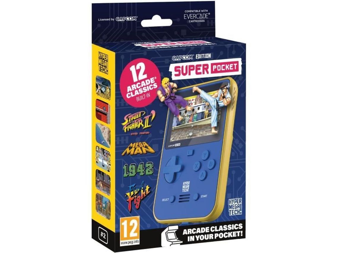 Console Retrogaming Just For Games Capcom Super Pocket 12 Jogos Clássicos Integrados Compatível Com Evercade