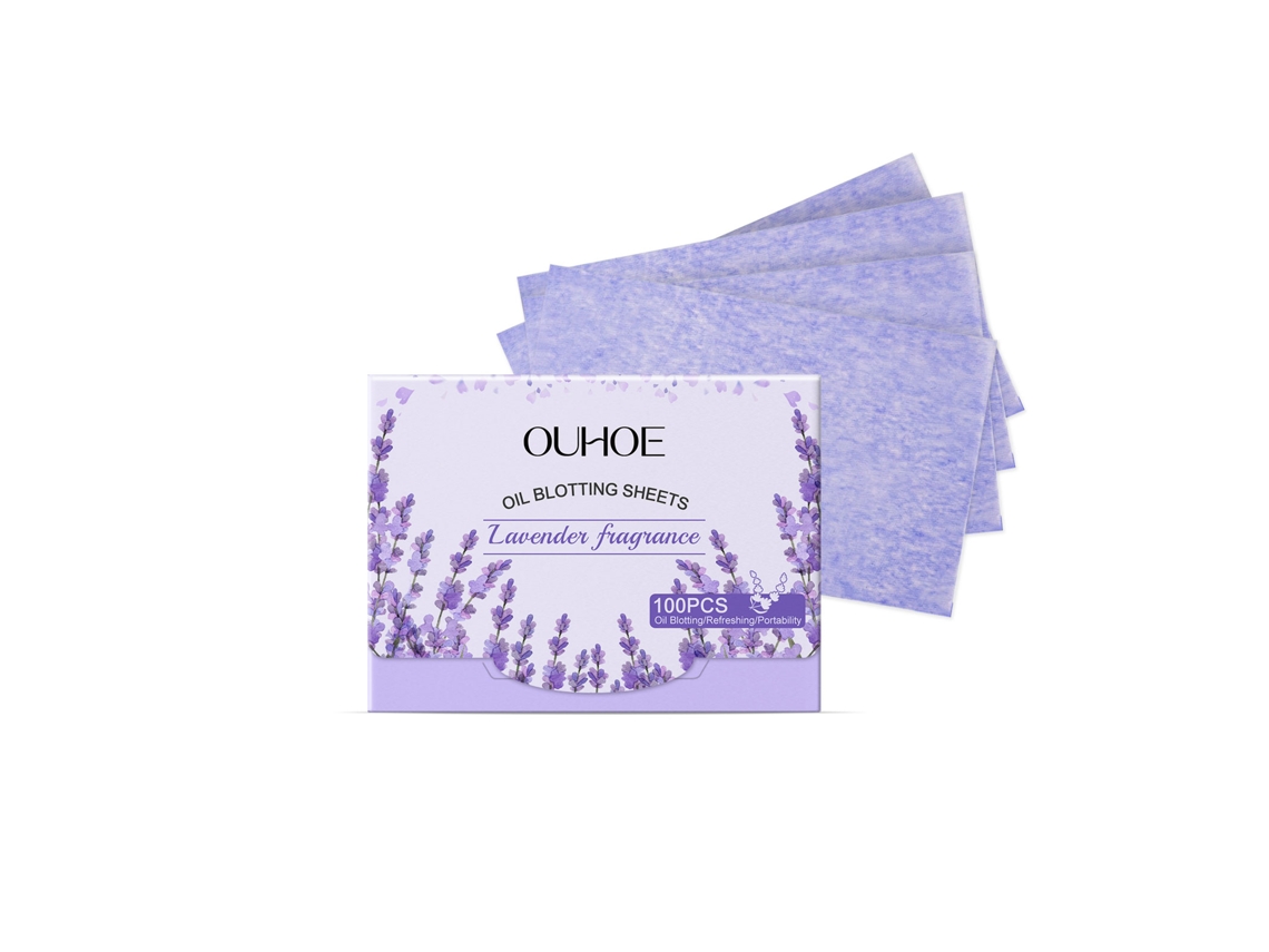 Papel Absorvente Óleo Lavanda Romântico