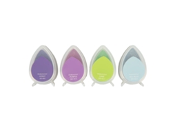 Tiras De Tinta Lavables 4 Colores Perlados Solubles En Agua Para Scrapbooking, Carteles Y Cuadernos