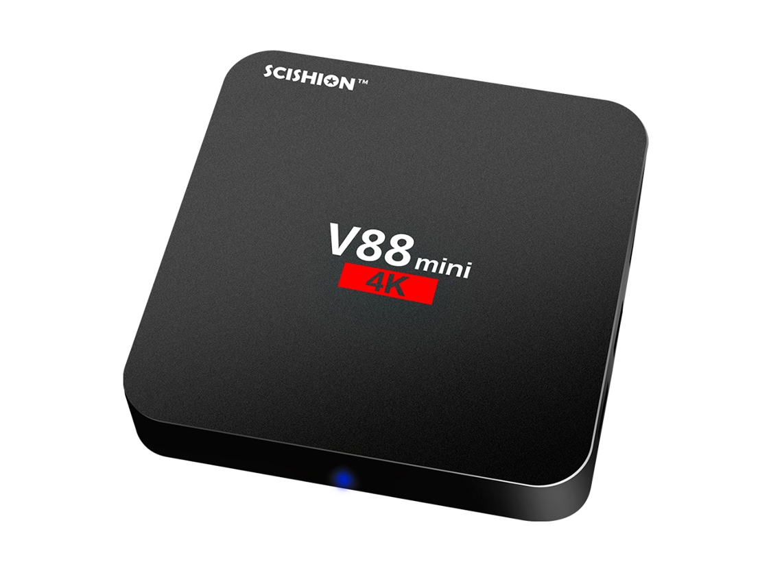Caja De Tv Inteligente Scishion V88 Mini Android 6.0 4k Rockchip 3229 Wifi Hdmi