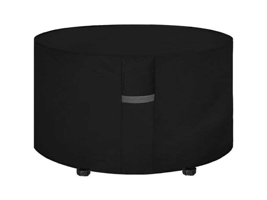 Capa De Mesa De Jardim Redonda Com Vento, Impermeável, Resistente Ao Vento, Uv E Rasgos (128x71cm)
