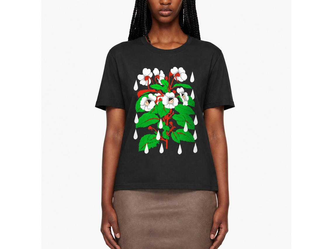Rockinstone Sensitive Flower T-shirt Unique Designer Style