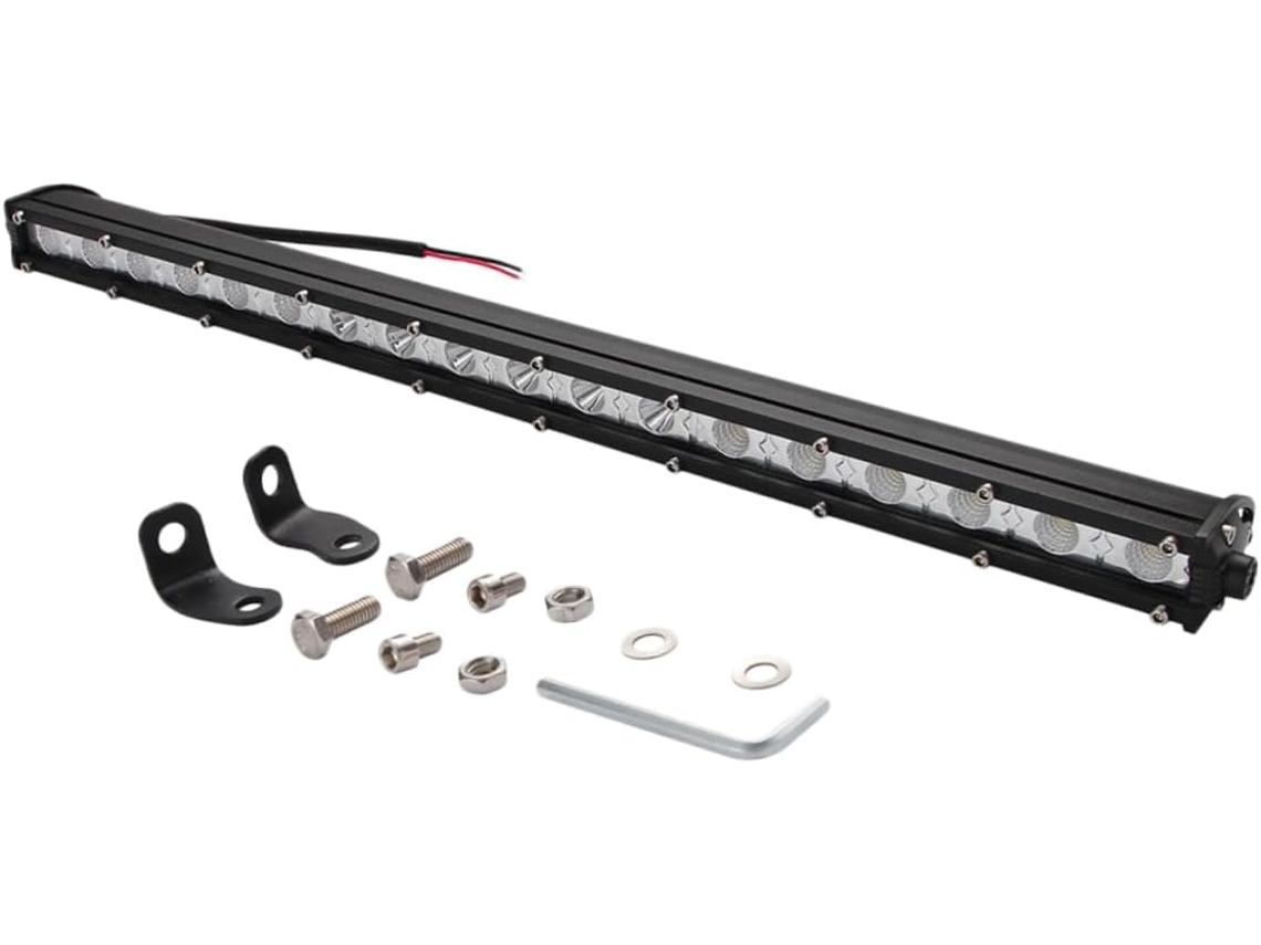 Magiclulu Luz Estroboscópica Ultrafina De 20 Polegadas E 54w Para Carro, Liga De Alumínio E Pc, Resistente A Colisões E