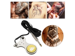 Pedal De Tatuagem (preto, Interruptor Antiderrapante) Eoocoo